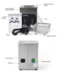 GT SONIC Heated 2L Stainless Steel Ultrasonic Jewelry Cleaner