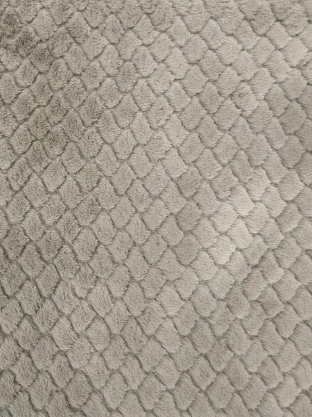 50/75D Spun yarn Polyester Rabbit Jacquaand fur Fashion Designs for Luxury