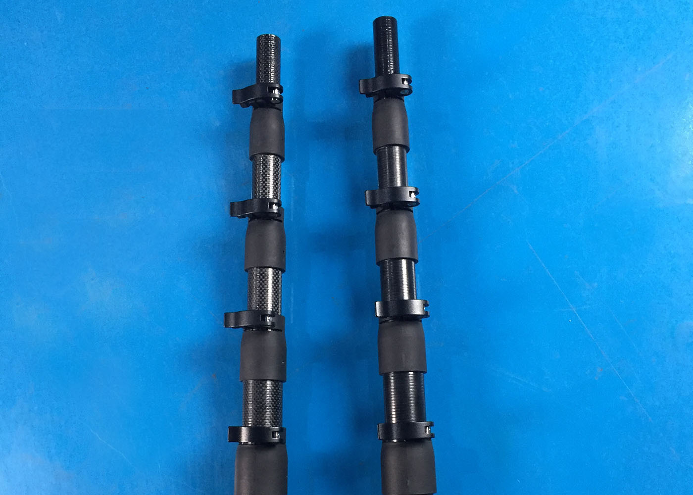 Bidirectional Epoxy Carbon Fiber Telescopic Pole 2x2 Twill