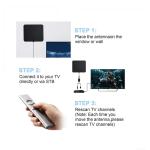 Amplified rotator digital tv dvd player with india cable butterfly ku car