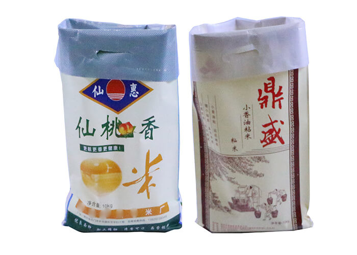 Water Proof 50 Kg Thailand Rice Bags Agricultural PP Woven Bag Packaging