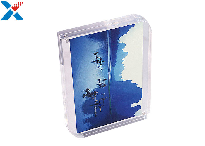 5x7 Size Clear Acrylic Picture Frames , Double Sided Acrylic Frame Free Sample Available