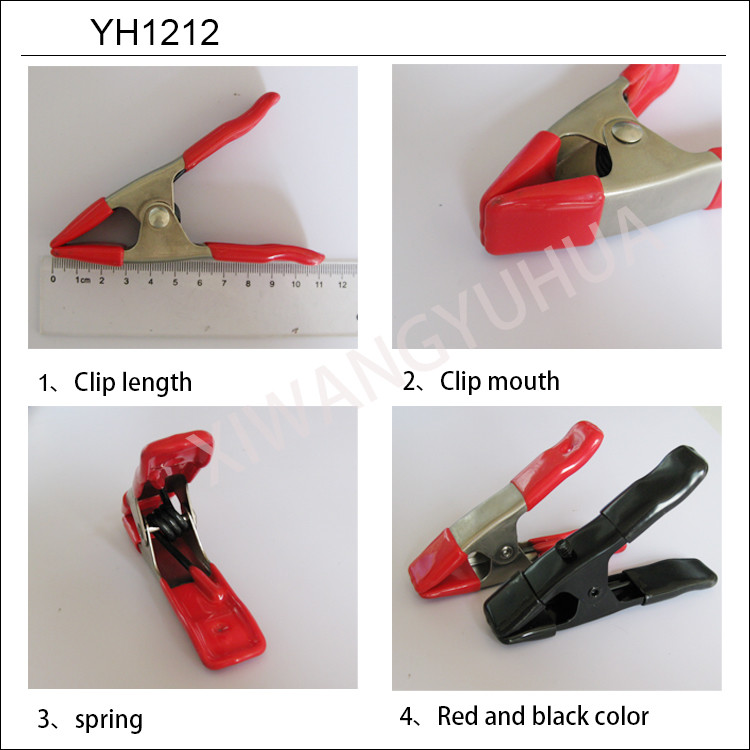 2 4 6 9 Inch DIY Tool Heavy Duty Steel A Type Metal Spring Clamp Large