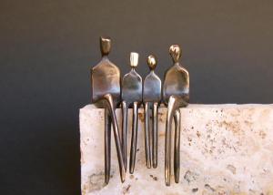 China ODM Casting Bronze Family Sculpture For Outdoor Indoor Decoration wholesale