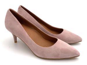 China Slip On Womens Pump Heels Leather Material With Stiletto Heel wholesale