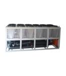 Compact Air Cooled Screw Chiller 150HP 150KW With Fans Aluminum Fin