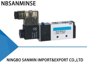 China Internal Pilot 5 / 3 5 / 2 Pneumatic Valve 220VAC 24VDC SHAKO Type BM Series wholesale