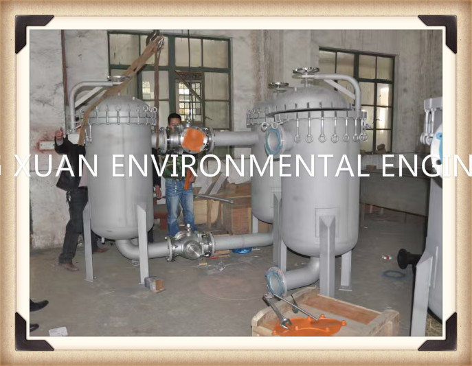 Stainless steel Bag Filter Housing With 1000 m3 / h Flow Capacity For Water Treatment