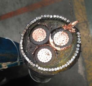 China Underground Steel Wire Armoured Cable Three Core Copper 3X150MM2 11kv wholesale