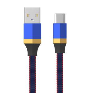 China 2A / 3A Braided USB Charging Cable For Mobile Phone Transfer speed 480Mbps wholesale
