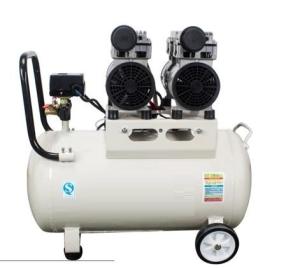 China Small 1100w Oil Free Piston Air Compressor Soundless 50dB wholesale