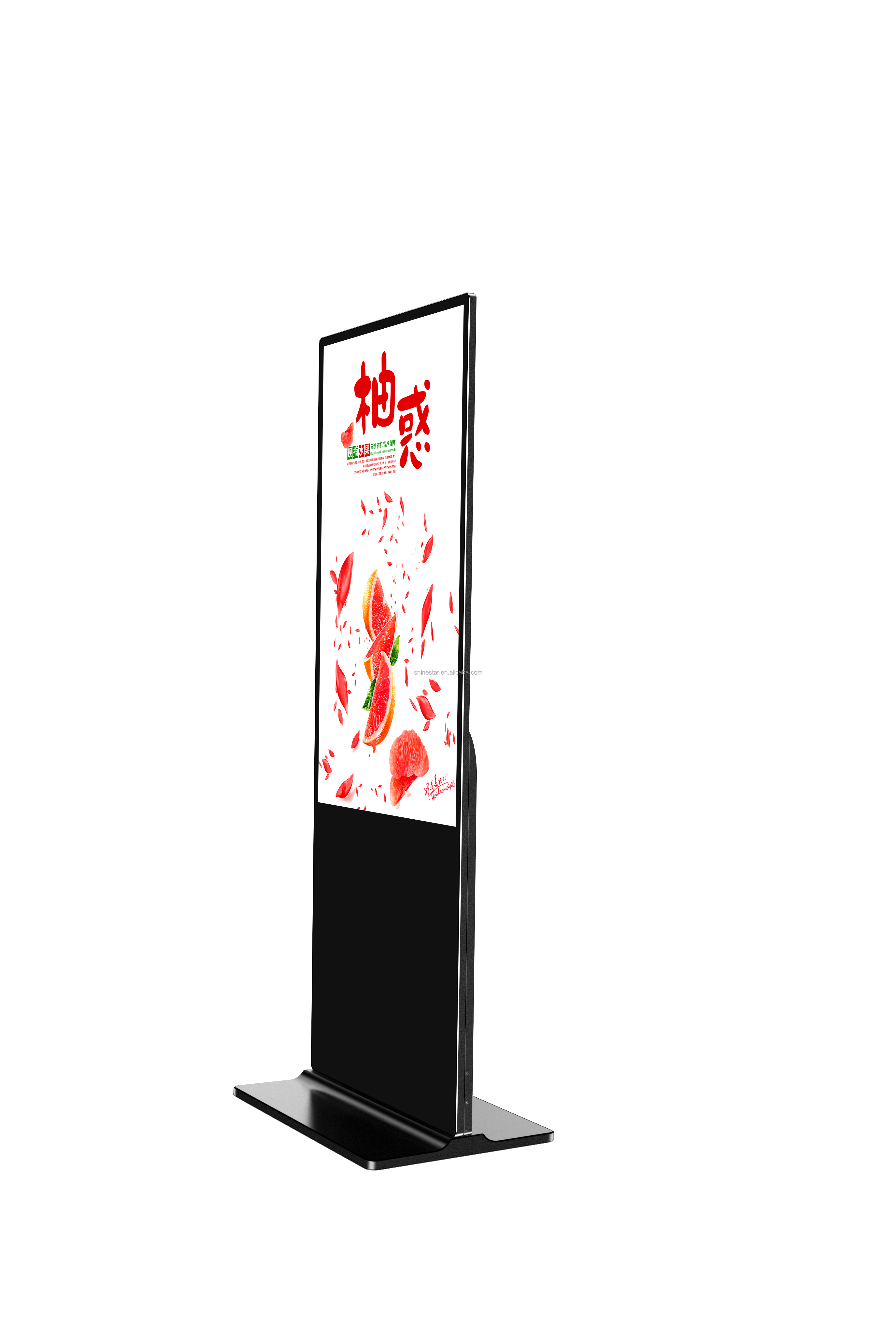 55" 58" inch UHD 4K floor standing LCD touchscreen computer self-service interactive terminal