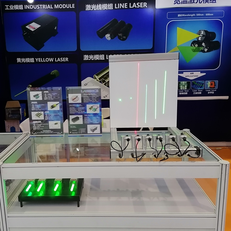 Adjustable Dot Beam High Power 10mW 50mW 488nm Blue Diode Laser Module for Biological Imaging