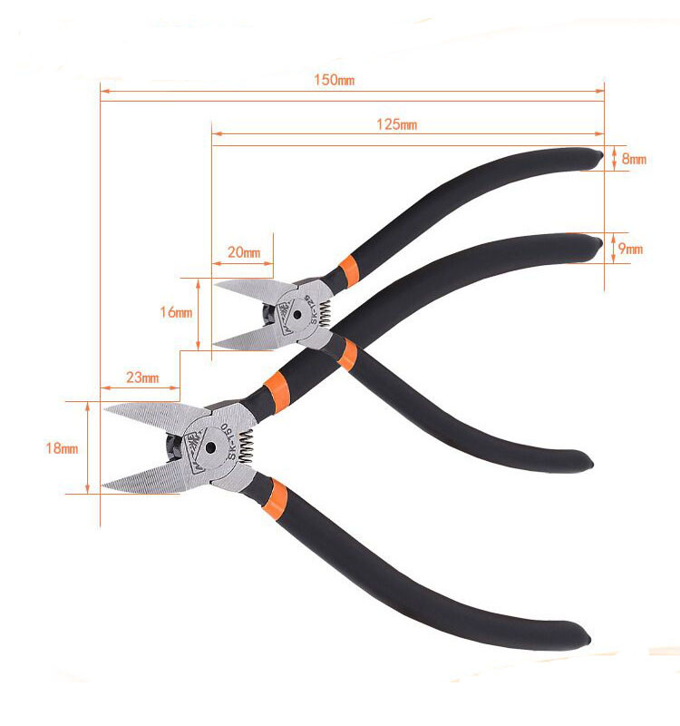 Diagonal Wire Metal Cutting Pliers Good Cutting Capacity For Electrical Repairing