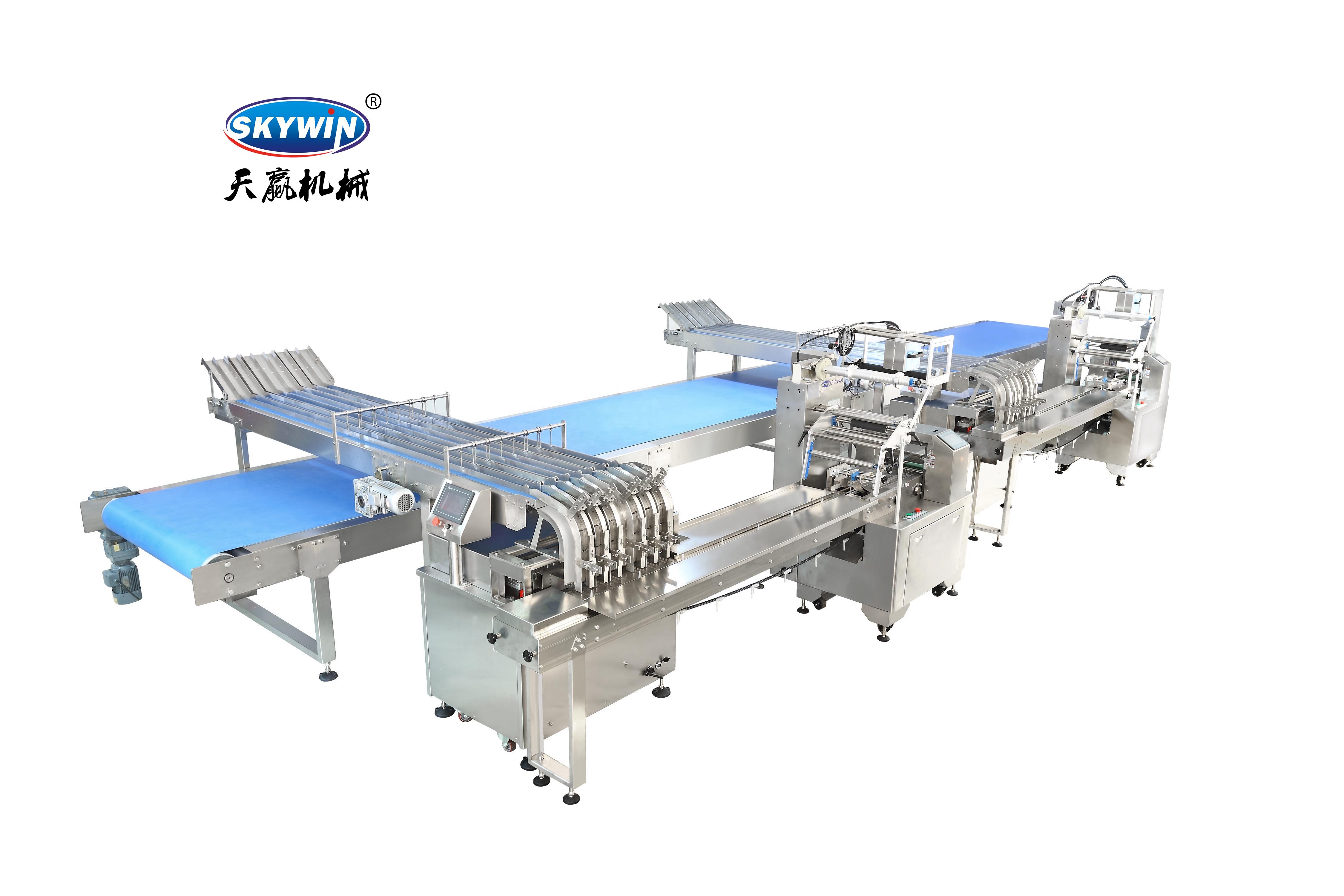 Skywin Servo Motors Automatic Biscuit Packing Machine