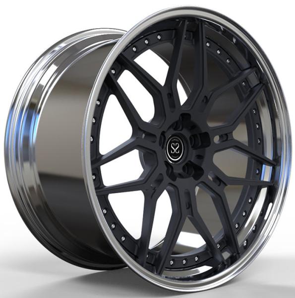 Custom 6061-T6 Aluminum Alloy Rims Deep Polished Lipe For Benz C43 C63 20 21