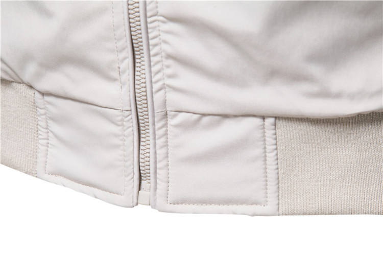 Solid Color Warm Down Jacket Spring Autumn Handsome Casual Jacket