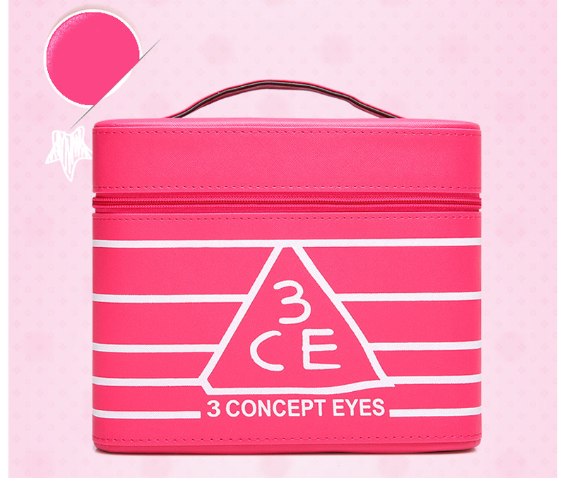 Zipper PU Makeup Bag Case