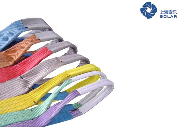 3Ton 3M Customized Other Size 4:1 Flat Webbing Sling Polyester Eye Type High Strength Product Webbing Sling for Lifting