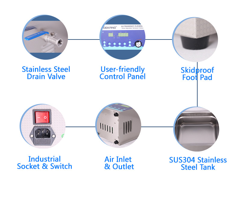 Dual Frequency Ultrasonic Cleaning Machine Digital Control For Watch Industrial