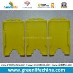 White Hard Plastic ID Card Holder Pouch for Business Cards
