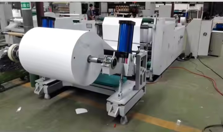 Automatic A4 Paper Cutting Machine High Precision Cross Cutting Machine Slitting Line Machine 1100