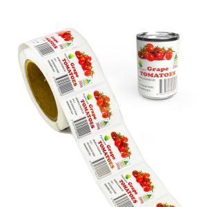 China High Gloss Custom Food Labels wholesale