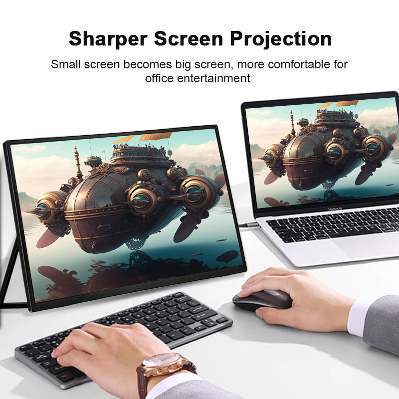 18.5 Inch High Definition Portatil Screen Extender Extension for Laptop With Stand Mobile Display