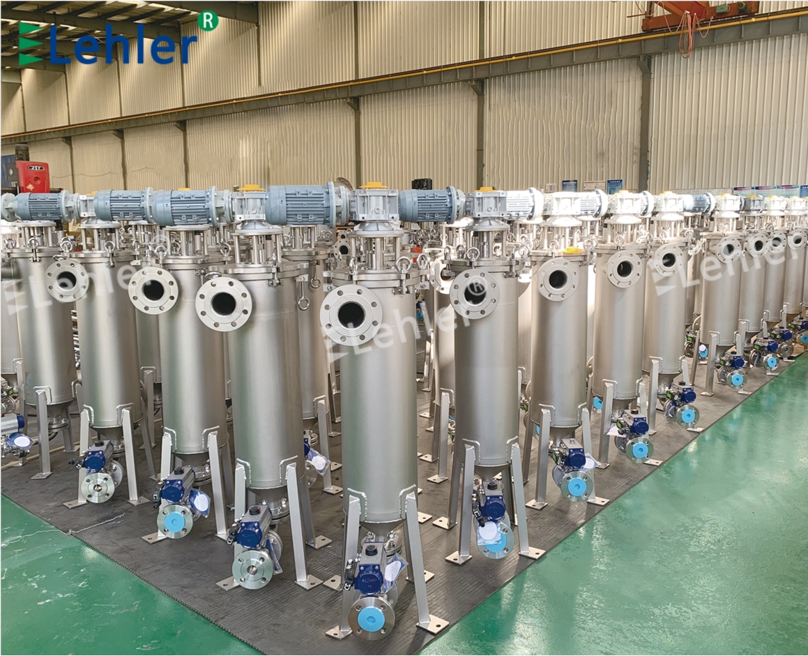 Stainless Steel Vertical Strainer Out Flow Resin Filter With 80mm Inner Dia