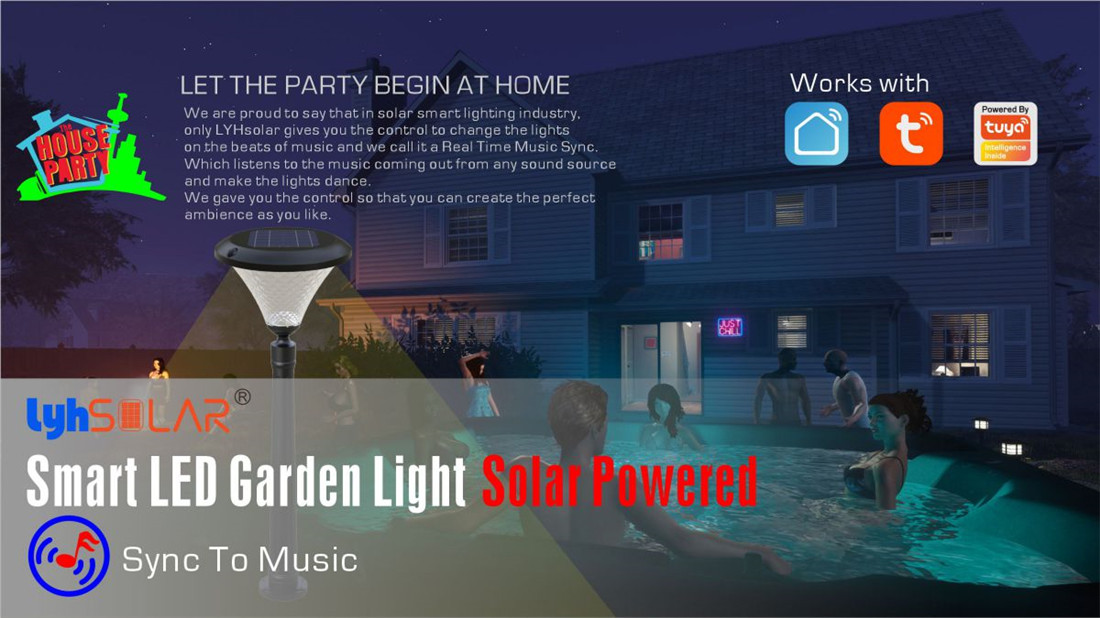 Solar LED Smart Garden Light