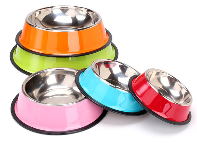 LOGO Printing 200ml Non Spill Dog Bowl 15.2cm Rubber Food Bowl