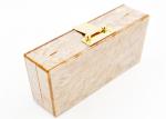 Fashion customize jewel box ladies party bag bridal handbag acrylic clutch bag