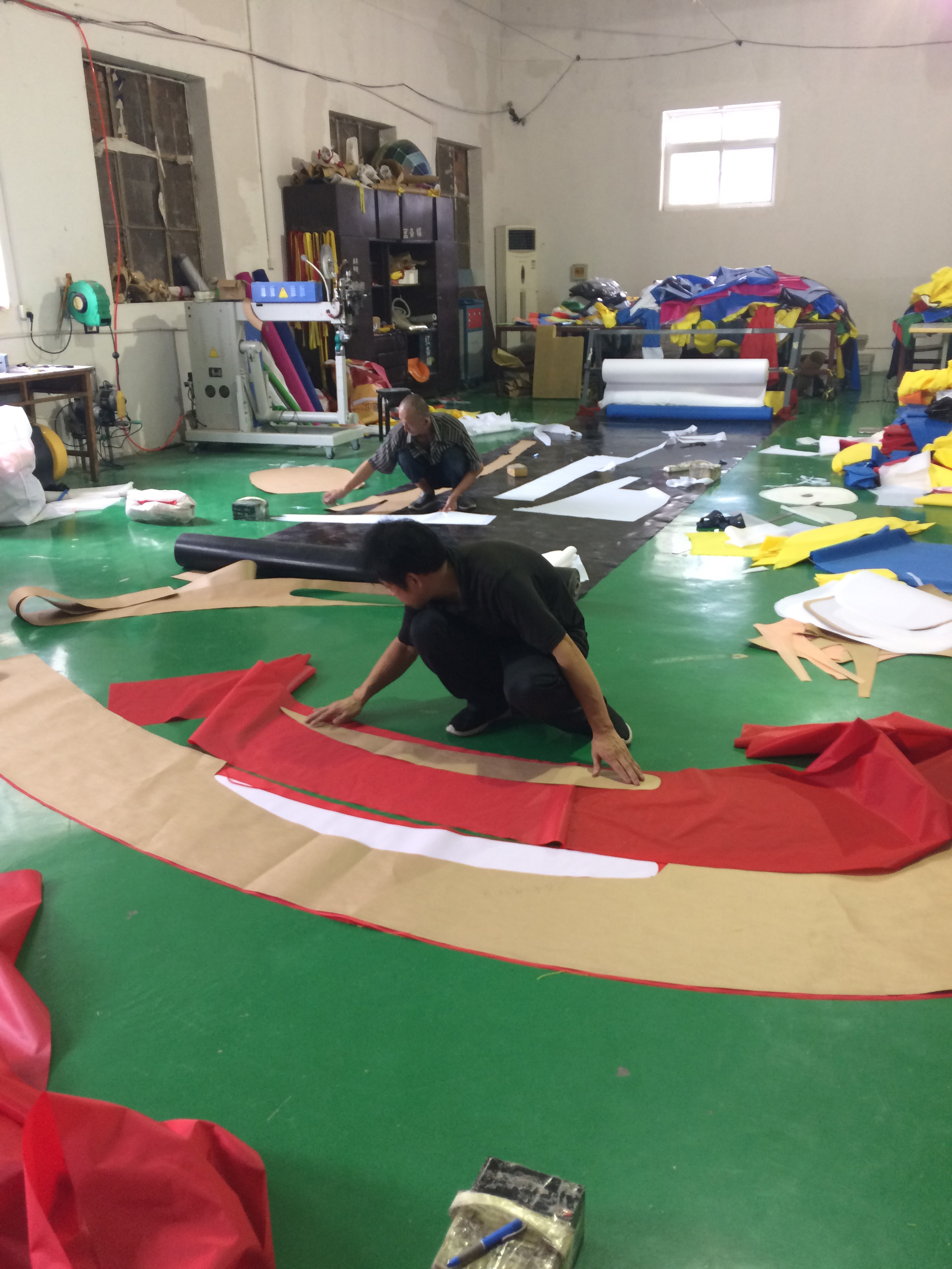 Advertising Inflatable LED Light UV Printing Giant With Different Colors And Logo