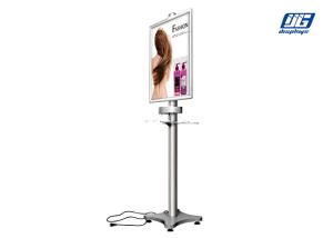 China Silver Aluminum Frame Commercial Phone Charging Station Clear Acrylic Plate wholesale
