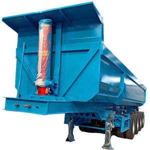 China U-Shape 40 CBM 45 CBM Dump Truck Semi Trailer Tipper Trailer Tipper Dump Trailer wholesale