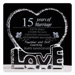 China Heart Shape Crystal Love Valentine's Day And Wedding Gift... wholesale