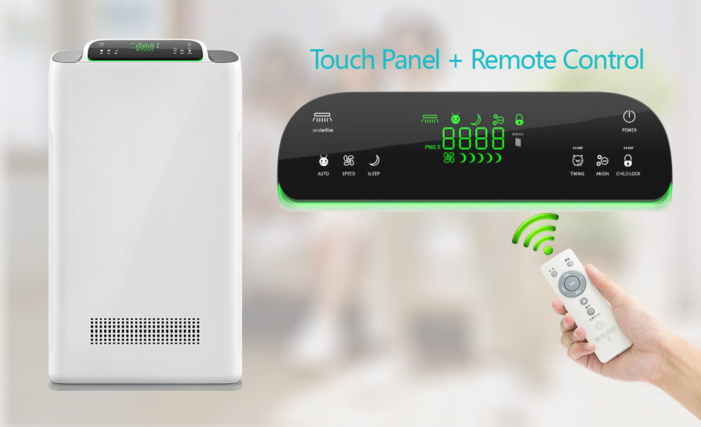 80W Pm2.5 Tuya Air Purifier 38m2 Intelligent Home Appliances