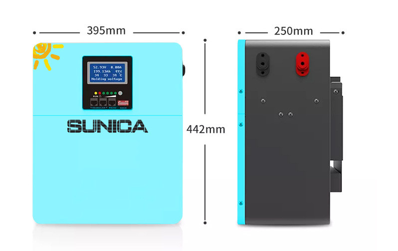 Grey 48v 100ah Lifepo4 Battery 5Kwh 10kwh Powerwall Solar Battery