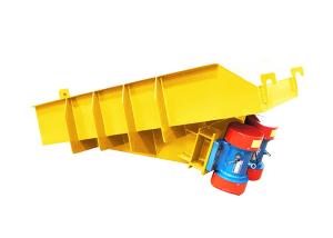 China Electromagnetic Vibrating Feeder 2200×1300×300mm Feeding Tank Dimension wholesale