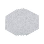 Self Adhesive Soundproof Hexagon Polyester Fiber Acoustic Panel Acoustic Wall