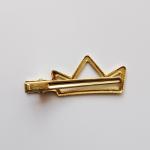 Metal Crown Hair Clip Pin Set Accessories Girl 7x2.5cm