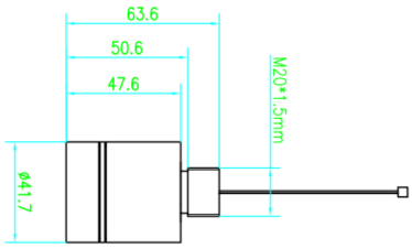 Explosion Proof Methane Gas Detection Sensor for Highly Flammable Environments Operating temperature -40℃~ +70℃