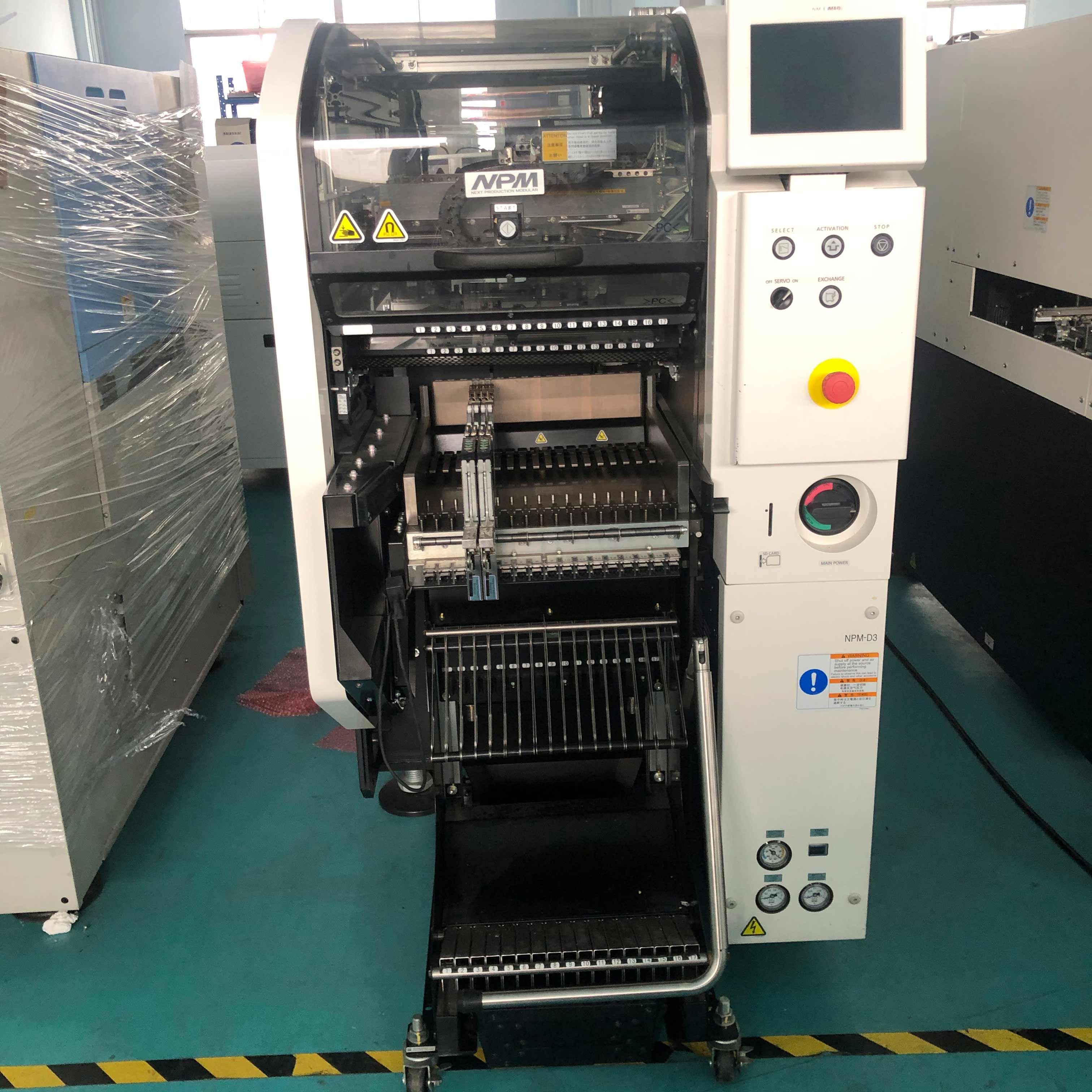 pcb assembly line Panasonic Chip Mounter Panasonic NPM NPM-D3 D3A TT2 Pick And Place Machine