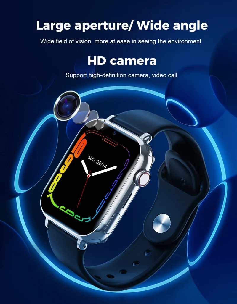 Sound Monitoring 4G Teenager Gps Tracker Watch LT38 WIFI LBS Location Childs Digital Watch