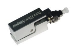 Metal FC Bare Fiber Optic Cable Connectors , Optical Cable Adapter