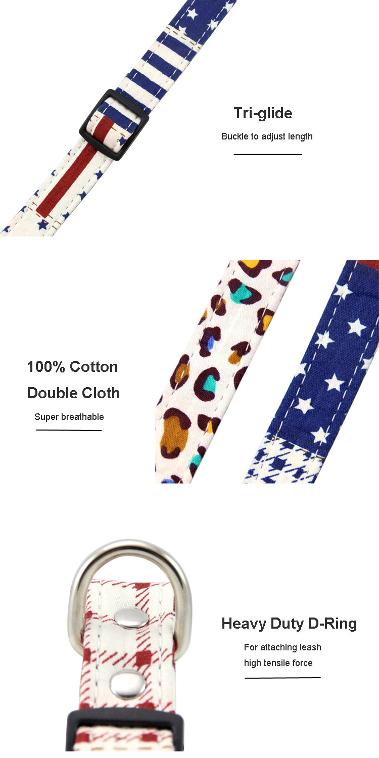 Durable Nylon Puppy Lead Set No Minimum Order Custom Dog Accessories