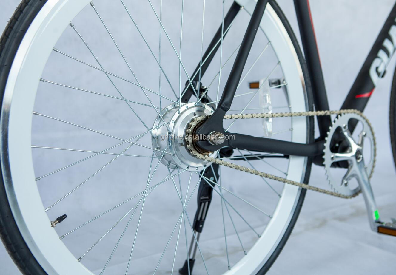 Hidden Lithium Battery 700C 36V 250W 8.8AH 25KM/H Single Speed Electric Bike for Adult Men