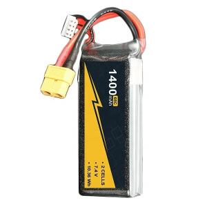 China Ultralight 7.4V 1400mAh 65C RC Car Lipo Battery 2S High Energy Density wholesale