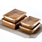 700 ml food Container Kraft Paper Food box,takeaway Event Food boxes