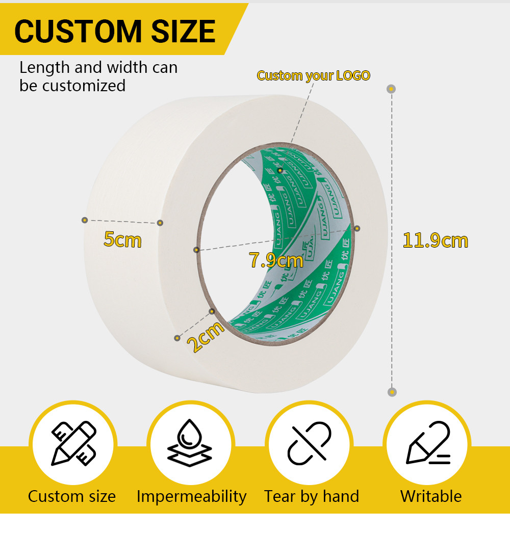 Removable Masking Tape For Wallpaper And Decorative Painting